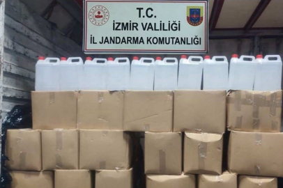 İzmir’de kaçak alkol operasyonu: 860 Litre etil alkol ele geçirildi