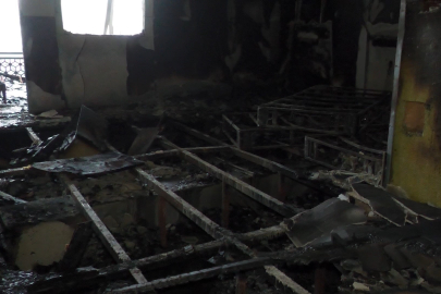 Van’da otel yangınının boyutu gün ağarınca ortaya çıktı