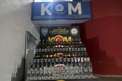 Adana'da tonlarca kaçak etil alkol ele geçirildi: Polis 5 şüpheliyi yakaladı