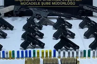 Zonguldak Ereğli’de silah kaçakçılığı operasyonu: 13 gözaltı