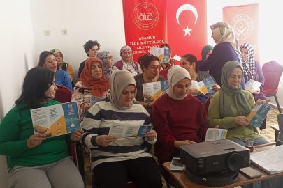 Mersin Anamur'da “Değerleriyle Güçlü Ailem” projesi devam ediyor