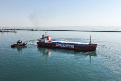 19. İyilik Gemisi Mersin'den yola çıktı