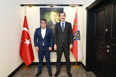 Bozyazı Kaymakamı Tuncay Topsakaloğlu’ndan Emniyet Müdürü İdris Yılmaz’a ziyaret
