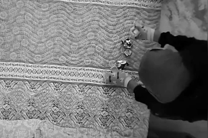 Osmaniye’de yatak odasındaki kameraya yansıyan hırsızlık