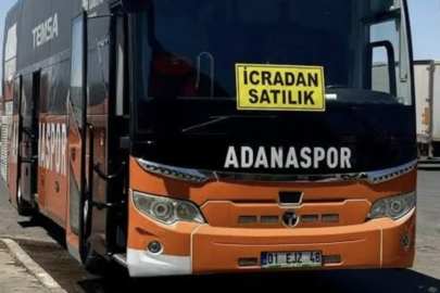 Adanaspor’un hacizli otobüsü ikinci kez satışa çıkıyor