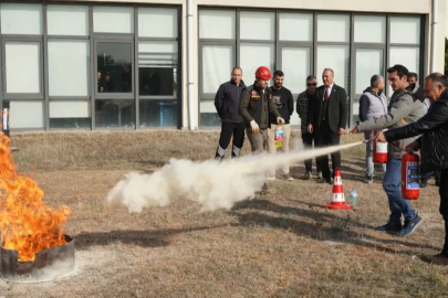 ATÜ’de güvenli kampüs için acil durum tatbikatı yapıldı