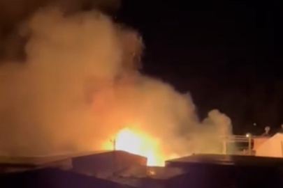 Mersin Bozyazı'da sazlık alanda yangın