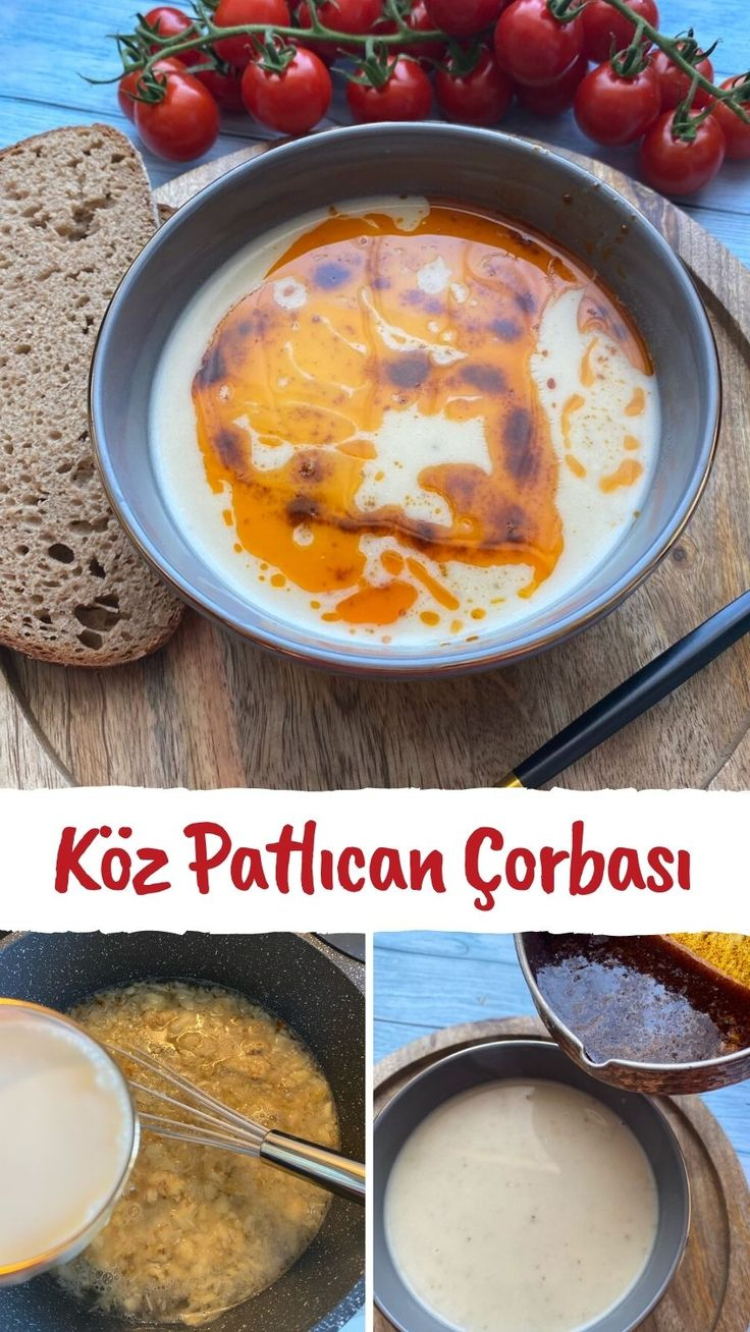 Köz patlıcan çorbası 