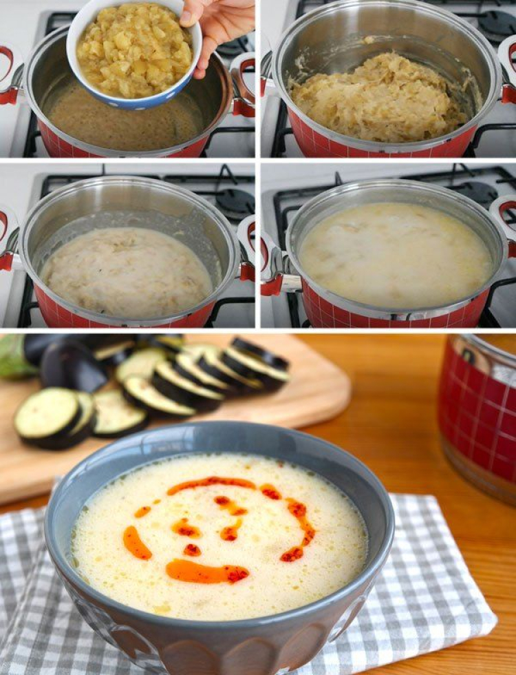 Köz patlıcan çorbası 