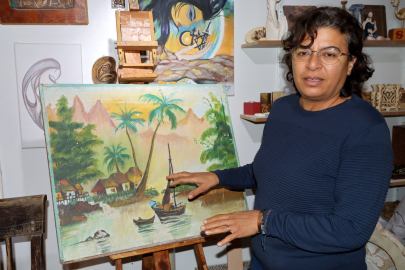 İlk tablo, sanatla yoğrulan bir ömrün başlangıcına tanıklık ediyor