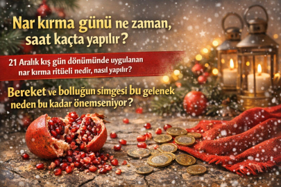 21 Aralık nar kırma ritüeli || Nar kırma günü ne zaman, saat kaçta? Kış gün dönümü nar kırma ritüeli nedir, nasıl yapılır?