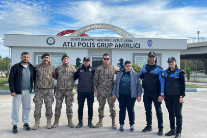 Otizmli sporcu İlayda Sayın, polislerle unutulmaz anlar yaşadı