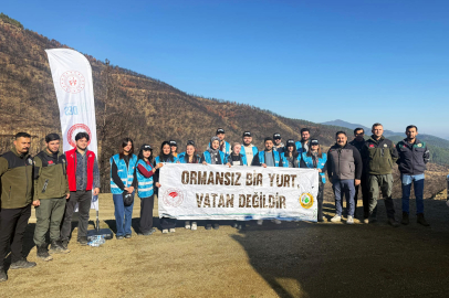 Gençlerden yangın sonrası Hatay’a yeşil dokunuş