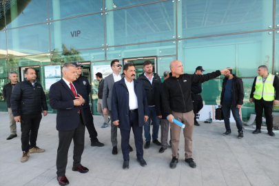 Hatay Havalimanı ikinci pist çalışmaları sürüyor