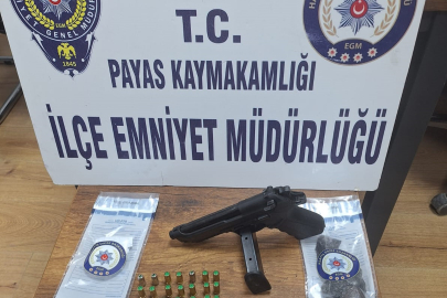 Payas’ta uyuşturucu ve silah operasyonu: 3 Gözaltı