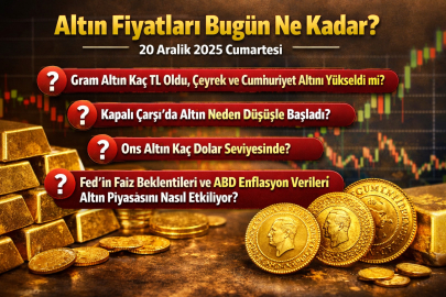 20 Aralık 2025 Cumartesi Gram, Çeyrek, Cumhuriyet ve Ons altın bugün ne kadar? İşte Kapalı Çarşı güncel altın fiyatları