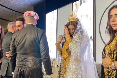 Şanlıurfa’da İzol ve Barzani düğünü: Geline kilolarca altın takıldı