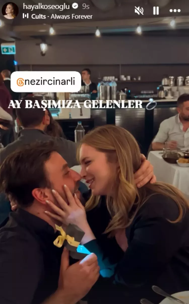 Hayal Köseoğlu'na doğum günü sürprizi Nezir Çınarlı ile evleniyor 2