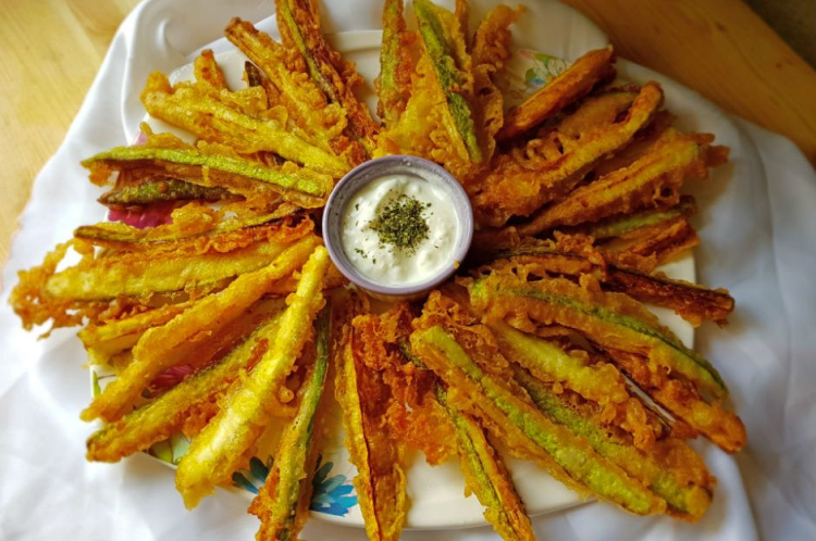 glutensiz kabak kızartması