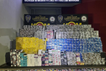 Adana’da kaçak sigara operasyonu: Tırda 16 bin paket ele geçirildi, sürücü tutuklandı