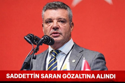 Uyuşturucu soruşturması kapsamında Sadettin Saran gözaltına alındı
