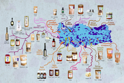 Yavaş Dükkân ürünlerinin Anadolu haritası