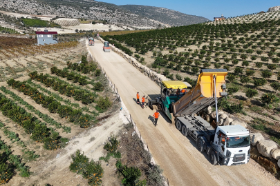 Mersin Akdeniz'de Esenli–Hebilli bağlantı yolu yenilendi, ulaşıma açıldı
