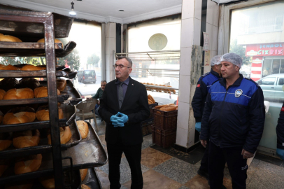 Mersin Akdeniz’de fırınlara hijyen ve gramaj denetimi