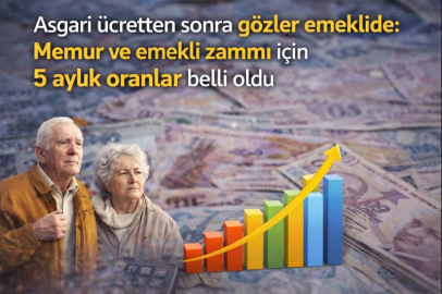 Asgari ücretten sonra gözler emeklide: Memur ve emekli zammı için 5 aylık oranlar belli oldu