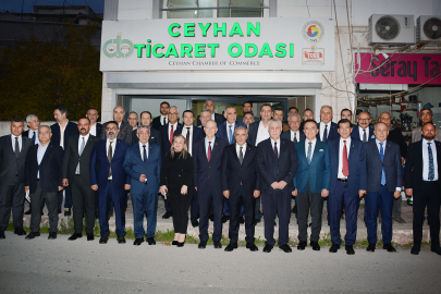 Adana İl Oda ve Borsa Başkanları Ceyhan’da bölgesel kalkınmayı masaya yatırdı
