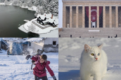 Yurdun dört bir yanında kar yağışı! Türkiye beyaza büründü