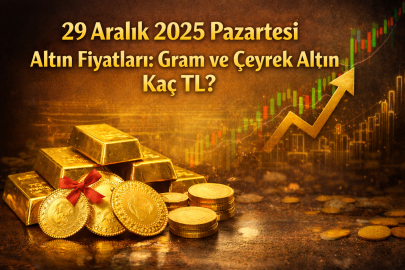 29 Aralık 2025 Pazartesi altın fiyatları ne kadar oldu? Gram ve çeyrek altın kaç TL?