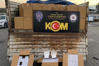 Adana’da 11 milyon kaçak makaron ele geçirildi: 4 şüpheli tutuklandı