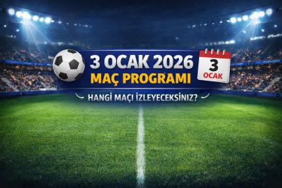 Bugün maç var mı? 3 Ocak 2026 hangi maçlar oynanıyor, saat kaçta ve hangi kanalda?