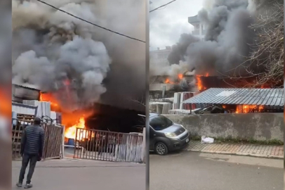 Sultanbeyli’de iş yerinde yangın paniği: İtfaiye ekipleri müdahale ediyor