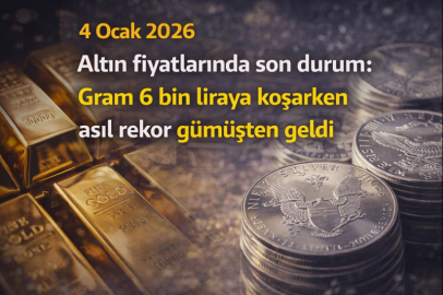 4 Ocak 2026 Altın fiyatlarında son durum: Gram 6 bin liraya koşarken asıl rekor gümüşten geldi
