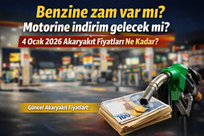 Benzine zam var mı? Motorine indirim gelecek mi? 4 Ocak 2026 akaryakıt fiyatları ne kadar?