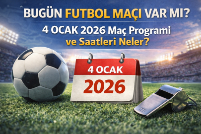 BUGÜN FUTBOL MAÇI VAR MI? 4 OCAK 2026 MAÇ PROGRAMI VE SAATLERİ NELER?