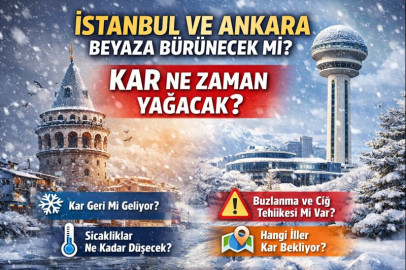 KAR YENİDEN GELİYOR! İSTANBUL VE ANKARA’YA OCAK AYINDA KAR YAĞACAK MI? METEOROLOJİ TARİH VERDİ