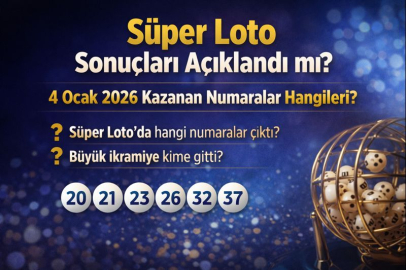 SÜPER LOTO SONUÇLARI AÇIKLANDI MI? 4 OCAK 2026 KAZANAN NUMARALAR HANGİLERİ?