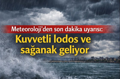 Meteoroloji'den son dakika uyarısı: Kuvvetli lodos ve sağanak geliyor