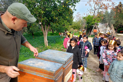 Minik kaşifler balın izini sürdü