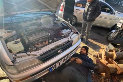 Osmaniye'de dondurucu soğuk: Araçlar çalışmadı sanayide yoğunluk oluştu