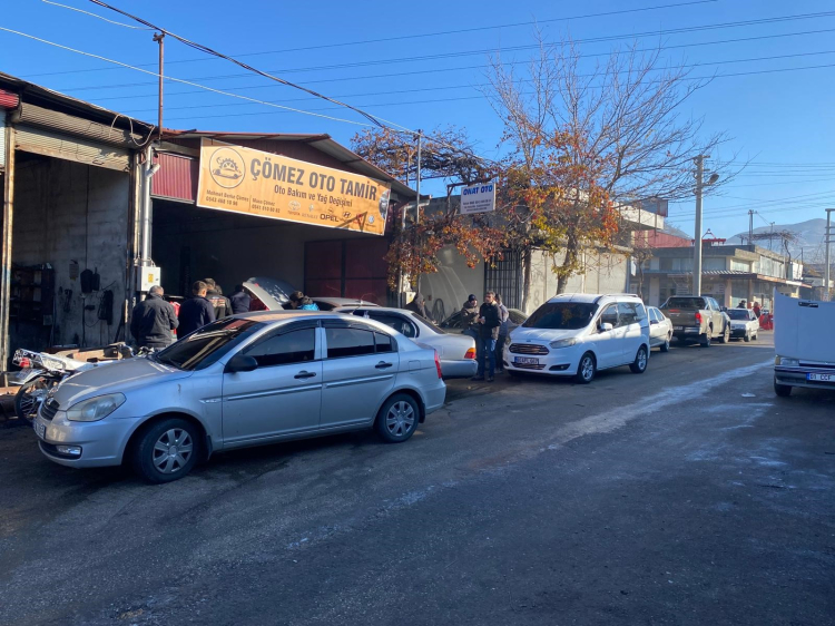 Osmaniye'de dondurucu soğuk Araçlar çalışmadı sanayide yoğunluk oluştu 3
