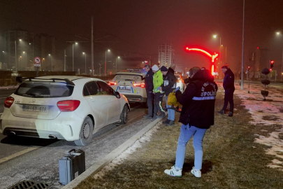 Kayseri’de polise çarpan şahıs olay yerinde yakalandı, tutuklandı