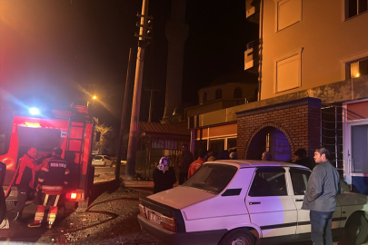 Mersin'de korkutan yangın: Elektrik sobası evi harabeye çevirdi