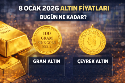 8 Ocak 2026’da altın fiyatları bugün ne kadar? Gram altın ve çeyrek altın fiyatları ne kadar?