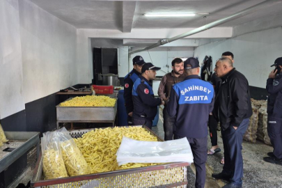 Gaziantep'te halk sağlığını tehdit eden 600 kilo cips ele geçirildi