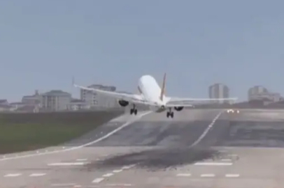 İSTANBUL'DA FIRTINA! UÇAKLAR İNİŞ YAPAMADI