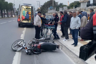 Mersin Erdemli’de motosiklet ile kamyonet çarpıştı: 1 yaralı